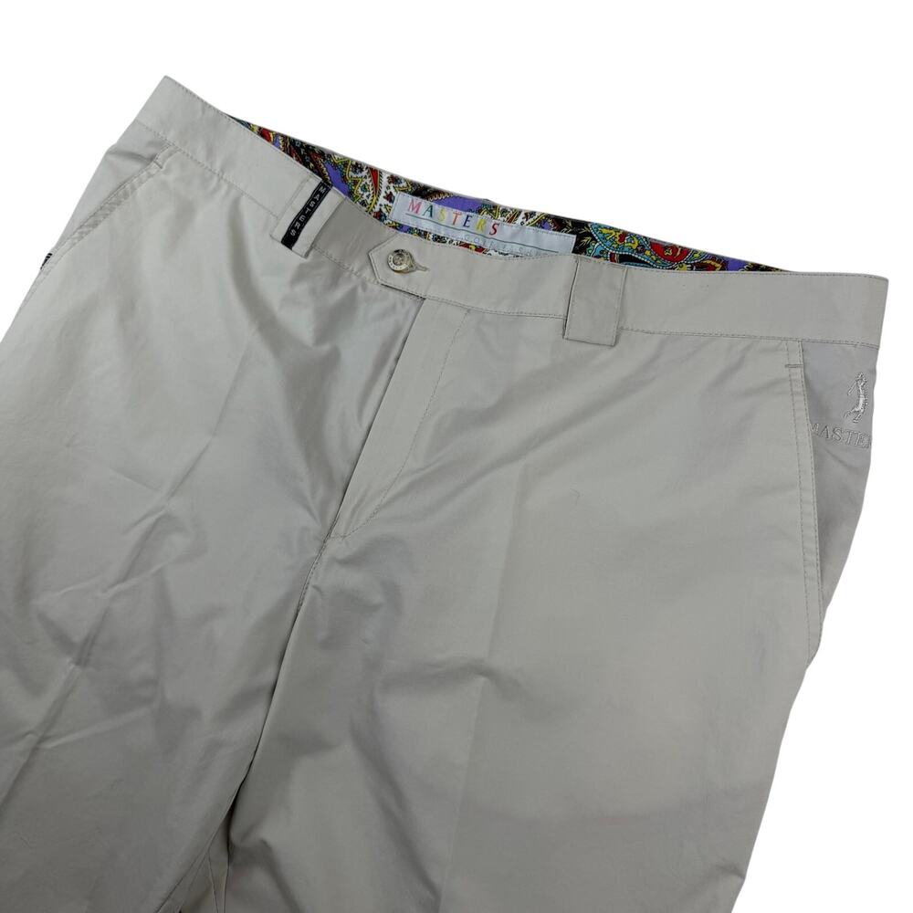 Masters Golf by Alaska Pleated Dress Pants Khaki 40x32